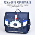 Children's horizontal schoolbag primary school boys and girls ridge protection burden relief backpack 2022