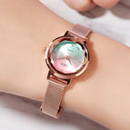 GEDI Women's watch small dial fashion simple retro bracelet think special waterproof elegant lady watch 6323