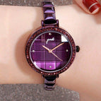 GEDI 81023 Fashion Casual Watch Hot Sale Women Elegant Luxury Diamond Stainless Steel Waterproof Ladies Dress Analog Quartz Wristwatch
