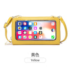 Touch screen mobile phone bag messenger mini bag 2022 new RFID anti-theft brush wallet women's long all-match women's bag SJ627