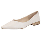 2022 new fashion casual professional women's shoes shallow mouth korean shoes square toe soft bottom scoop shoes A86-1