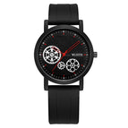 Men's Watch Fashion Temperament Women's Watch Silicone Band Quartz Watch Women's Watch Student Watch S535