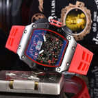 Men's watch New Hot Sale Richard Six-Pin Quartz Watch Barrel-Shaped Running Seconds Multi-Function Men's Watch 1035