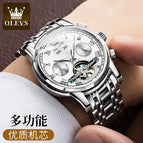 OLEVS Watch Multi-functional Automatic Mechanical Watch Men's Watch waterproof luminous business men's watch 6607