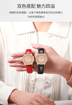 Watch female student elegant temperament retro women's watch genuine Korean waterproof quartz watch ladies watch 519