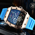 Men's watch Quartz Watch Barrel-Shaped Casual Waterproof Calendar Men's Watch in Stock 9791F