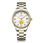 LAOGESHI casual calendar couple watch fine waterproof automatic mechanical men and women watch