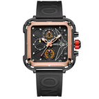 ONOLA ON6831 watch for men unique square watch men's multifunctional quartz waterproof tape watch