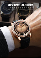 KIMSDUN 2022 New diamond inlaid men's watch high-grade sun wristwatch waterproof men's watch fully automatic mechanical watch Business Watch