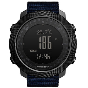 north edge Outdoor sports smart watch all metal mountaineering swimming multi function watch men's casual