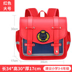 New primary schoolbag girls and boys horizontal version backpack lightweight leisure large-capacity children's backpack 5608 schoolbag