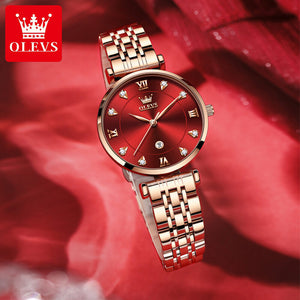 Women quartz watch fashion waterproof ins niche ladies fashion elegant small watch office lady causal watch 5866