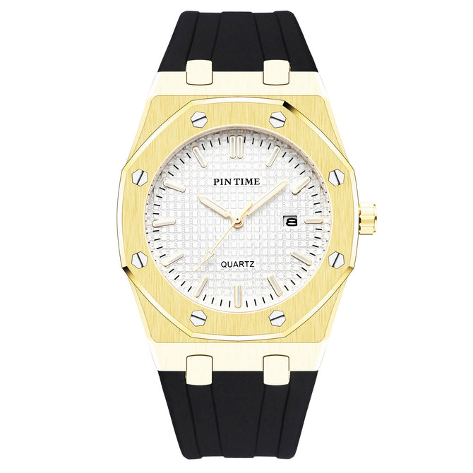 PINTIME Popular Outdoor Multi-Functional Sports Leisure Large Dial Men's Quartz Watch 2665