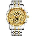 KIMSDUN hollow watch waterproof calendar quartz watch multi-functional fashion men's watch K-1966B