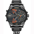 LEEMOON Large Size Fashion Trendy Personality Large Dial Leisure Alloy Steel BandQuartz Leisure DZ Watch Big Watch