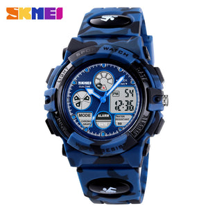 SKMEI 1163 Children's Watches Fashion Sport Waterproof Wristwatches Dual Time LED Digital Quartz Watch For Boys Girls Kids