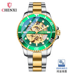 CHENXI Water Ghost Explosive Skeleton Automatic Mechanical Watch Fashion Waterproof Men's Watch Mechanical Watch CX-8805B