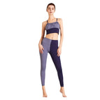 Women yoga Clothes Suit Women's Push up Sports Vest Yoga Clothes Spring and Summer Contrast Color Dance Two-Piece Suit ENY138