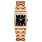 WWOOR Women's watch Waterproof Square SteelQuartz Watch Diamond Leisure Fashion Women's Watch 8858L