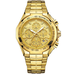 WWOOR 8868 Seven-Pin Men's Sports Steel Belt calendar Quartz Waterproof Watch for men