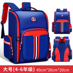 All-in-one children's schoolbag printing logo primary school schoolbag 1-3-6 grade space bag British style student backpack