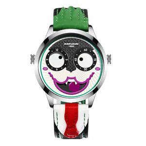 Russian clown brand cross-border fashion personality waterproof men's watch quartz watch K-1212B