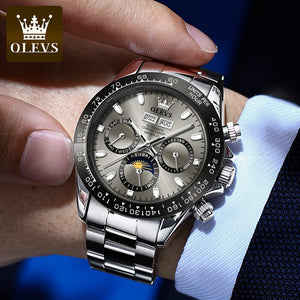 2022 OLEVS Watch for men fashion business office watch mechanical men's causal watch 6654