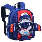 New kindergarten schoolbag girls boys cartoon cute 3D preschool schoolbag trend light children's shoulder Mini small Bag 605 schoolbag