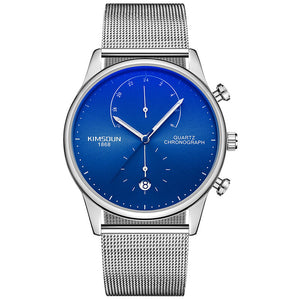 KIMSDUN Fashion ultra-thin watch men's trend multi-function waterproof quartz watch men's casual watch student K-1874B