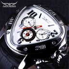 Jaragar men watch Men's Fashion Casual Heart-Shaped Triangle Automatic Mechanical men Watch SLZa46