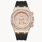 PINTIME women's watch three needle fashion calendar waterproof fashion lady quartz watch