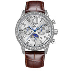 ONOLA ON6834 Fashion New Daikin Watch Multi-Function Automatic Mechanical Leather Watch Men casual