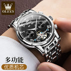 OLEVS Watch Multi-functional Automatic Mechanical Watch Men's Watch waterproof luminous business men's watch 6607