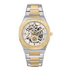 Fashion Square men Watch BESTWIN Hollow Men's Watch Butterfly Clasp Men's casual Quartz Watch 983-1