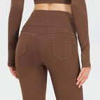 New High Waist Yoga Pants Women's Hip Lifting Sport Fitness Pants Skinny Slimming dancingYoga trousers TM0105