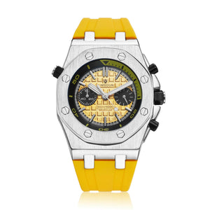KIMSDUN Top Luxury Brand Mens Watches Male Clocks Man Sport Clock Rubber Strap Fashion Quartz Men Wrist Watch 1223B