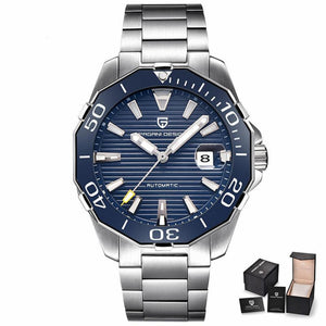 PAGANI DESIGN PD-1617Men's Classic Diving Series Mechanical Watches Waterproof Steel Stainless Brand Luxury Watch Men Relogio Masculino
