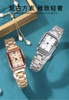 GEDI Classic Simple Square Watch Women's Ins Style Niche Affordable Luxury Fashion High Sense Korean Style All-Matching Women's Watch 51142