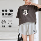 Pregnant Women's Pants Casual Shorts Spring and Summer New Pregnant Women's Air Layer Shorts Sports Comfortable Skin-Friendly Belly Support Shorts 6159
