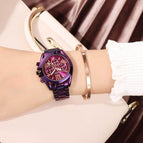 GEDI Luxury Women Fashion Casual Watches Stainless Steel Waterproof Ladies Analog Quartz Wristwatch Female Gift Clock Watch