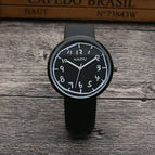 Cartoon Digital Face Boys and Girls Watch Japanese and Korean Fashion Trendy Student Watch Mori Youth Personality Quartz Watch