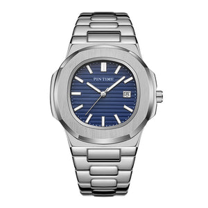 Classic watches men's business quartz watches steel strap luminous waterproof watches simple dial men's casual watches 1520