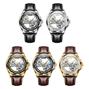 OLEVS Men's Watch automatic mechanical watch men's waterproof hollow student men's business watch