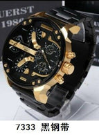 LEEMOON Large Size Fashion Trendy Personality Large Dial Leisure Alloy Steel BandQuartz Leisure DZ Watch Big Watch