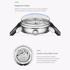 New Arrival NORTH EDGE AMOY Sport smart watches Original mechanical watch for men and women 316L stainless steel shell 50m waterproof