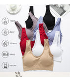 Underwear set women's plus size bra no steel ring gathering sexy back seamless comfortable sleep Panties and bra set 161