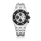 KIMSDUN Men's Watch Fashion Steel Band Three Eyes Waterproof Multifunctional Automatic Mechanical men's casual Watch K-1222A