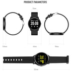 KW19 Smart Watch Women Men Sports Smart Bracelet Blood Pressure Blood Heart Rate Sleep Monitor Message Reminder For Android IOS