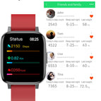 2022 NORTH EDGE F60 HD Blood Oxygen Body Temperature Fitness Smart Watch Sport Watch