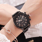 MarthaLi wristwatch large dial Six-pin calendar Wristwatches personalized fashion watchl l ress Watches Female Quartz watch